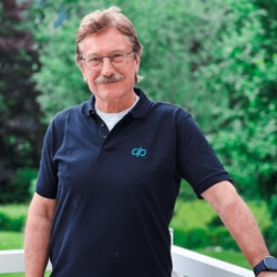 Profilbild von Dr. Georg Hof, dem Gründer und Erfinder der LD POOL System Gmbh und der Strömungstechnologie